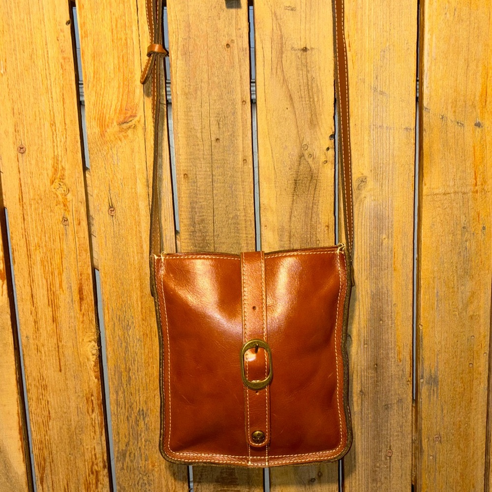 Patricia Nash Brown Leather Satchel